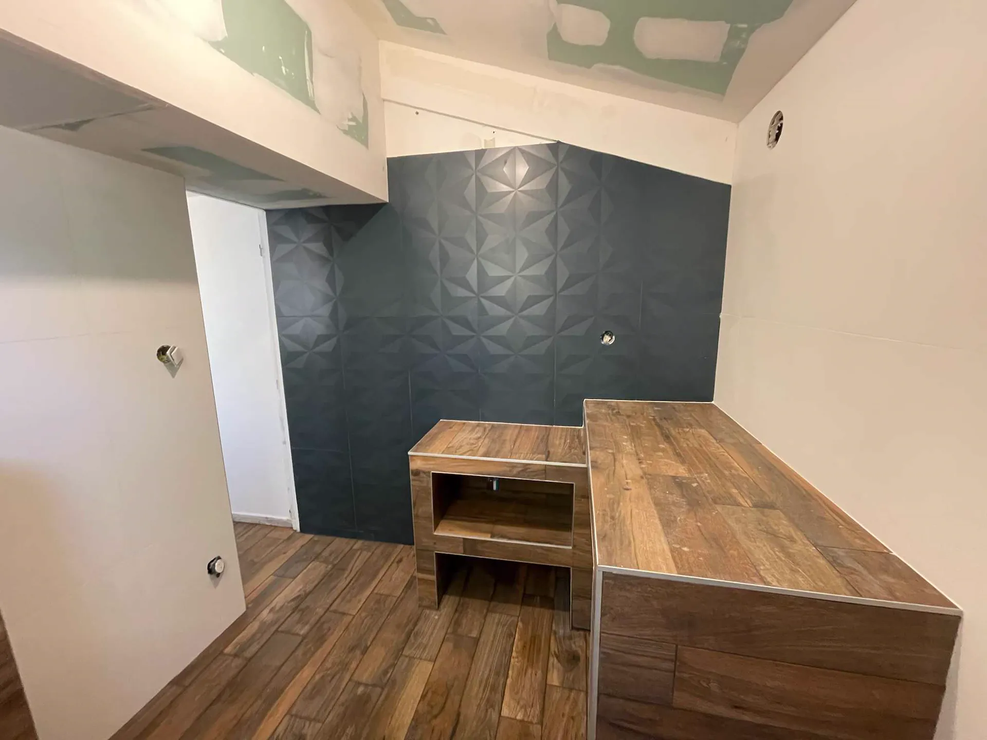 Tablier en carrelage