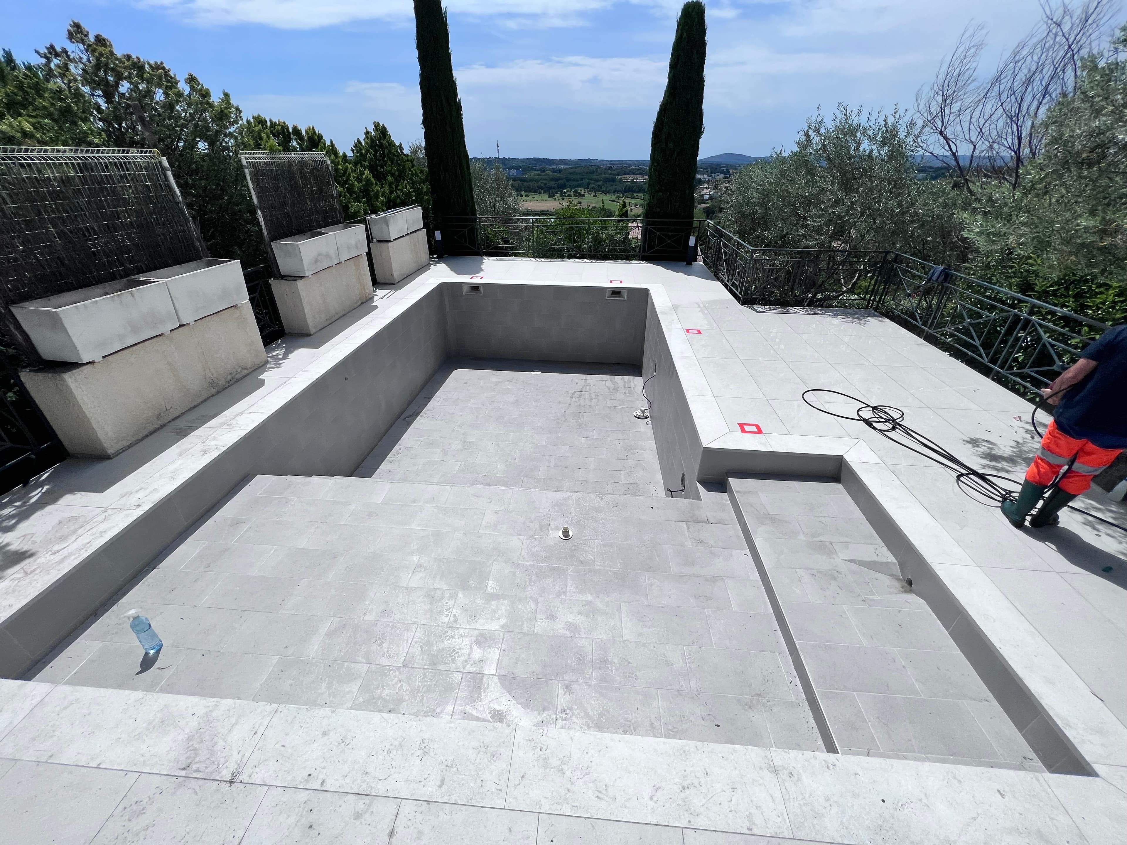 Piscine en grès cérame